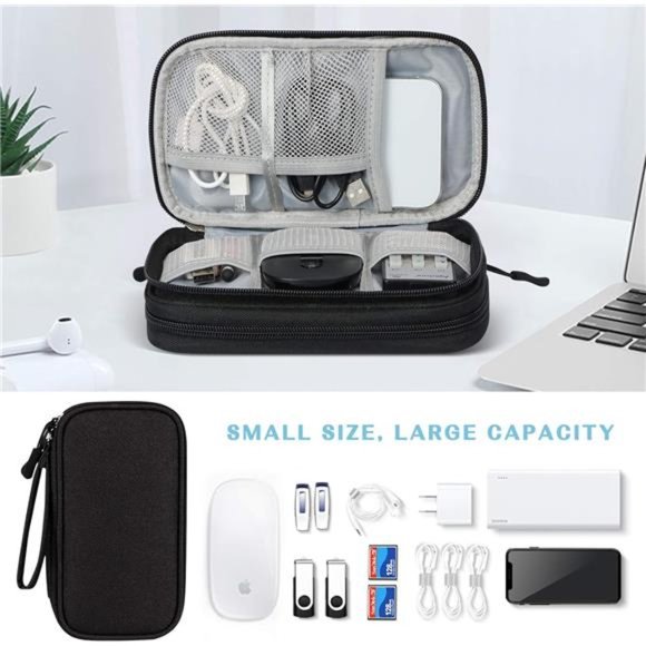 Travel CableOrganizer Pouch Electronic Accessories CarryCase Portable Waterproof - Picture 6 of 6